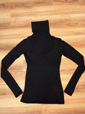 Marcella NYC front cutout turtleneck top
